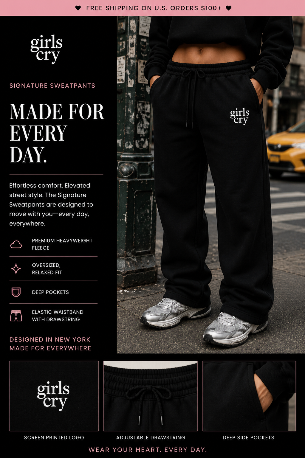 Crying is Couture Sweatpant